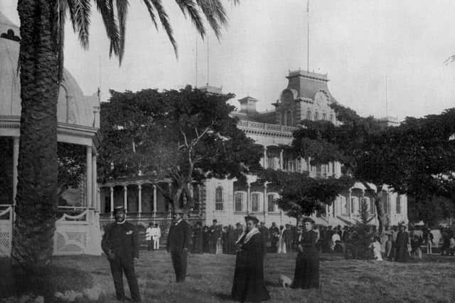 Hawaii's ʻIolani Palace, pictured in 1890 (Picture: John Lawson Stoddard)