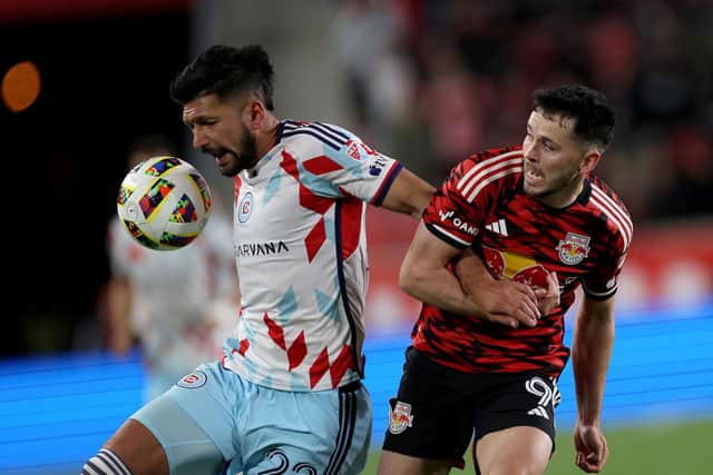 Lewis Morgan was involved in all four goals for New York Red Bulls against Toronto FC.