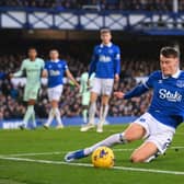 Everton and Scotland right-back Nathan Patterson is taking it slow in his return from a serious hamstring injury. (Photo by Stu Forster/Getty Images)