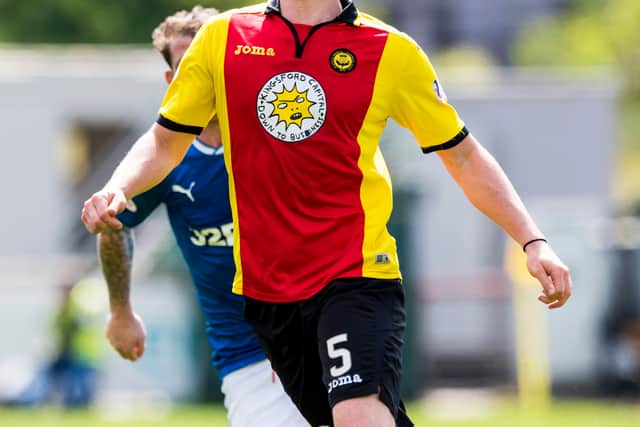 Liam Lindsay in action for Patrick Thistle during the 2016-17 season.