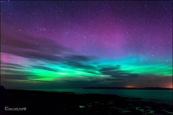 The Northern Lights are expected to show over Scotland this weekend given prime atmospheric conditions. 