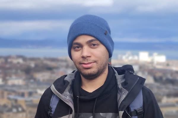 Mahmoud Almassri, a Palestinian student in Edinburgh, has spent a year trying to help his family escape Gaza and is urging the UK government to open a scheme similar to the Ukraine Family Scheme. 