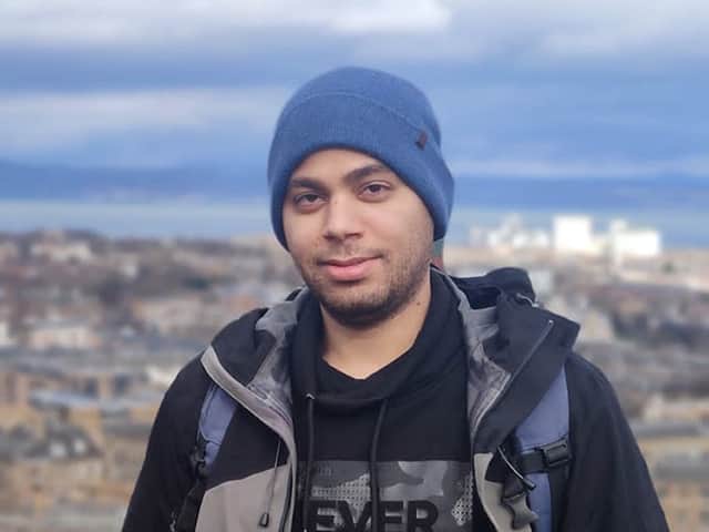 Mahmoud Almassri, a Palestinian student in Edinburgh, has spent a year trying to help his family escape Gaza and is urging the UK government to open a scheme similar to the Ukraine Family Scheme.