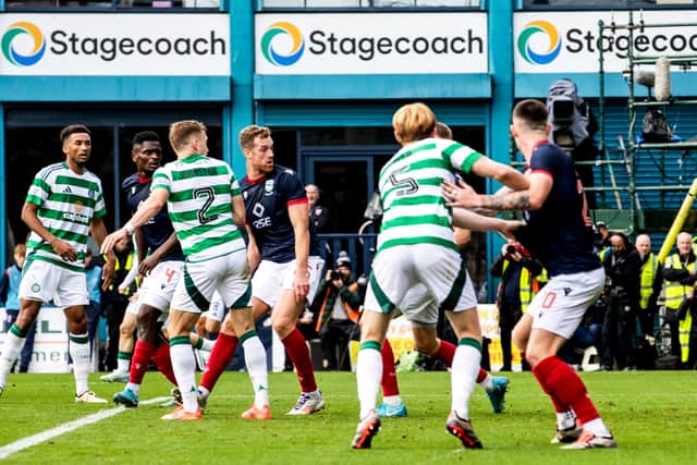 Alistar Johnston levelled for Celtic.