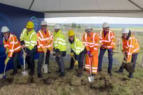 SSEN Transmission workers breaking ground on the project. Picture: SSEN