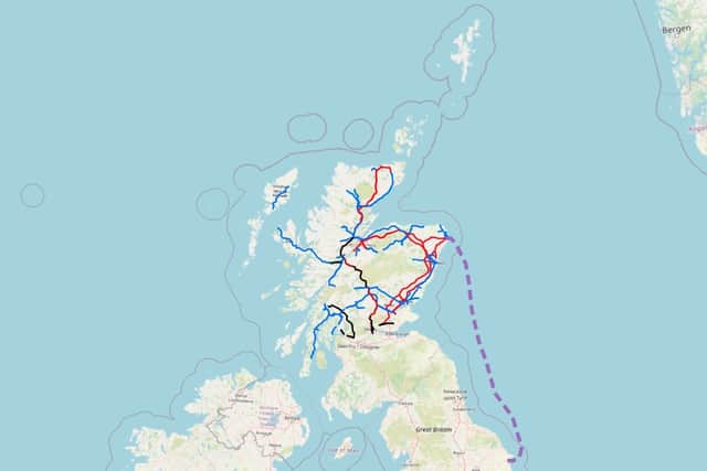 The project will connect Peterhead in Aberdeenshire to Drax in North Yorkshire. Picture: SSEN