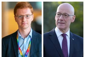 Ross Greer and John Swinney