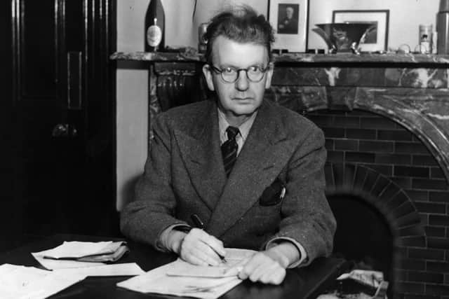 Scottish electrical engineer and inventor John Logie Baird (1888 - 1946) who was born in Helensburgh 