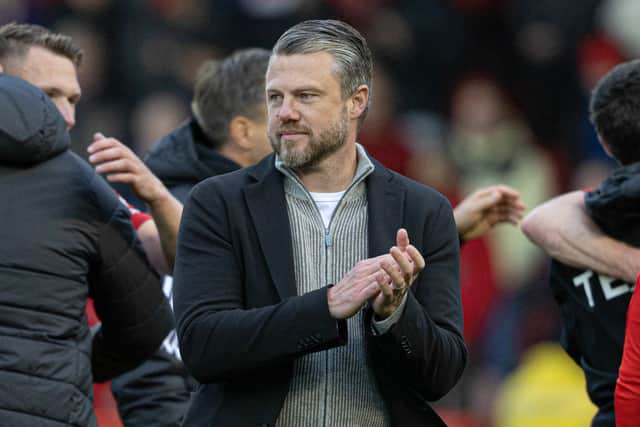 Jimmy Thelin has won all 13 matches so far at Aberdeen.