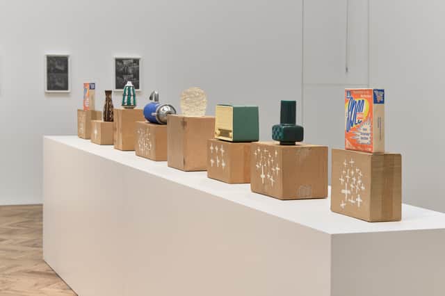 Installation view of Richard Forster's exhibition OST..! at the Ingleby Gallery in Edinburgh