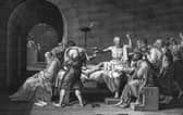 Socrates was forced to kill himself by drinking hemlock in 399BC after being found guilty of 'impiety' and 'corrupting the young' (Picture: Hulton Archive)