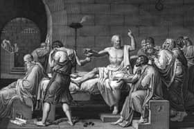 Socrates was forced to kill himself by drinking hemlock in 399BC after being found guilty of 'impiety' and 'corrupting the young' (Picture: Hulton Archive)