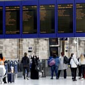 Passengers make their way through Glasgow Central station. Picture: Jeff J Mitchell/Getty Images