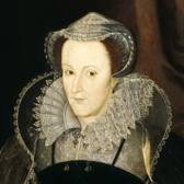 Mary Queen of Scots depicted during the period she was held in captivity around Sheffield with the newly-decoded letters written during this time.