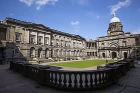 A general view of the University of Edinburgh Old College, Edinburgh. Picture: PA