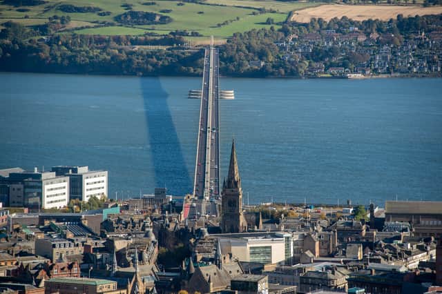 The Tay Road Bridge takes traffic directly into the heart of Dundee - which wouldn't be done now