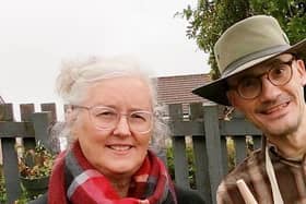 Chris Ormiston with his mother Elizabeth. Picture: Angela Letts/SWNS