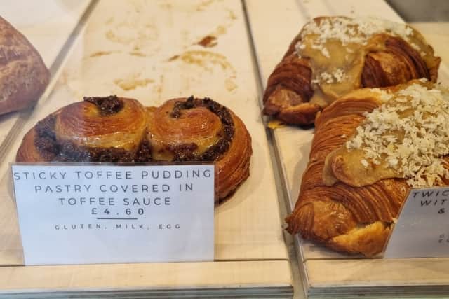 The last sticky toffee pastry