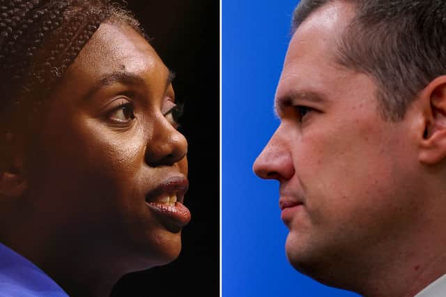 The next Conservative party leader will either be Kemi Badenoch or Robert Jenrick (Pictures: Dan Kitwood and Ian Forsyth)