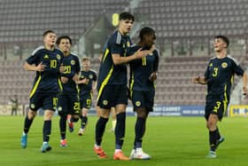 Scotland under-21s can take a step closer to qualification for the Euros in Slovakia next year this Friday at Tynecastle. Cr: SNS Group.
