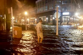 Streets in Florida were left underwater after Hurricane Milton came ashore on Thursday.