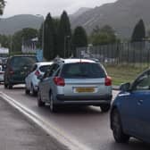 A scene of the traffic queues in Fort William. Picture: Lochaber Chamber of Commerce