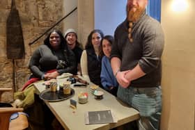 My Secret Food Tours party: from l to r: Brianne, Colin and Renee Duffy, Gaby Soutar and Carlos Anton Moya