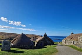 The Blackhouse Village is one of the main tourist attractions on the Isle of Lewis 