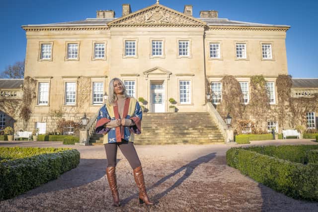 Model Riley Dodie, from Glasgow, ahead of the King's Foundation fashion show at Dumfries House late last year. Picture: PA