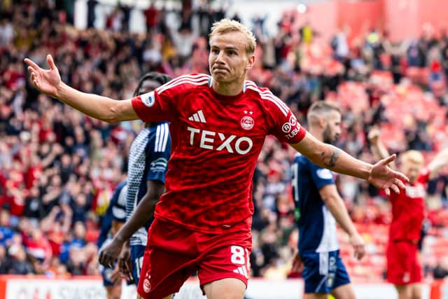 Topi Keskinen has been in excellent form for Aberdeen this season.