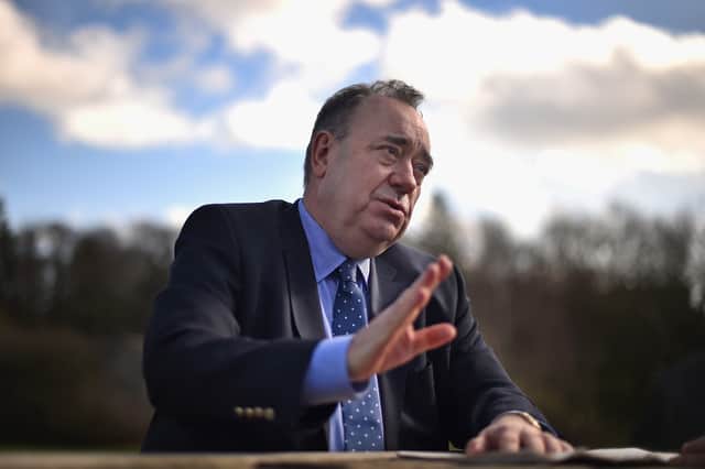 In his later years, Alex Salmond remained a glowering, growling reminder of the SNP's glory days (Picture: Jeff J Mitchell)