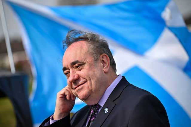 Former first minister Alex Salmond