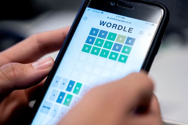 Wordle is an online word-guessing game. It's not supposed to be a crossword