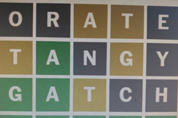 Wordle is an online word-guessing game. It's not supposed to be a crossword