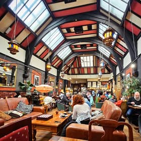 One of the most stunning coffee houses Glasgow has to offer, the interior matched by an exemplary standard of food and drinks. The menu offers shawarma, salads, hummus. Alongside coffee, tea and matcha. A nice place to hang out for a while with friends, even play a game of chess. 
