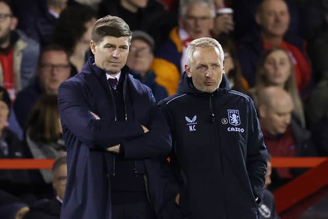 Neil Critchley was Steven Gerrard's assistant at Aston Villa.