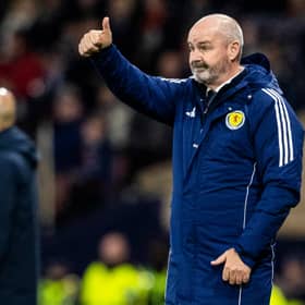 Steve Clarke hailed the performance from Scotland against Portugal.