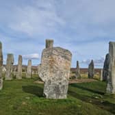 The Calanais Standing Stones are an extraordinary cross-shaped setting of stones erected 5,000 years ago