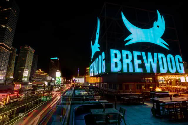 BrewDog operates more than 120 bars, hotels and venues worldwide, including in the US gambling resort of Las Vegas. Picture: James North