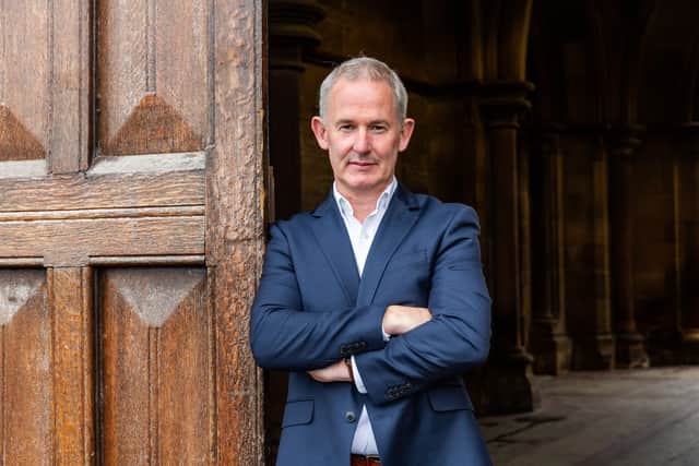 Mark Logan pictured at Glasgow University