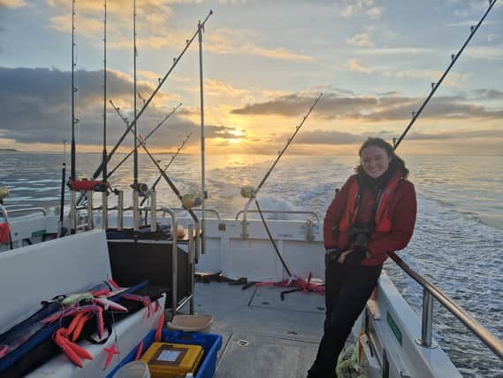 On board Harmony, Angus Campbell's fishing vessel based in Harris