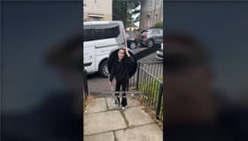 Dad creates frying pan Halloween costume for his daughter.