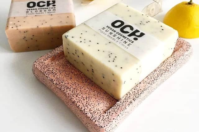 Och Vegan Cosmetics will be offering guests its range of vegan, natural and zero-waste soaps, lip balms, deodorants and shampoos