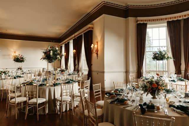 Dining room at Fasque Castle