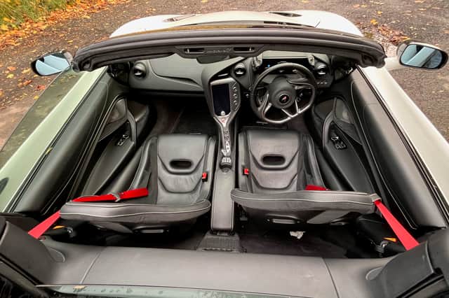 Techlux grade interior and carbon fibre racing seats