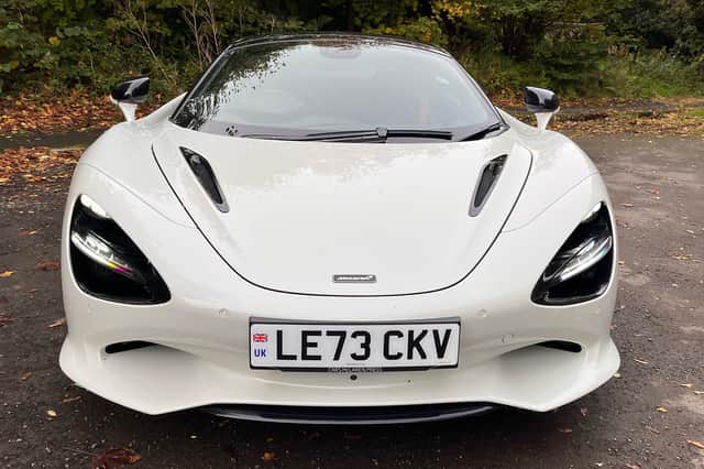 If you're faster than the Mclaren, this is what you'll see in the rear-view mirror