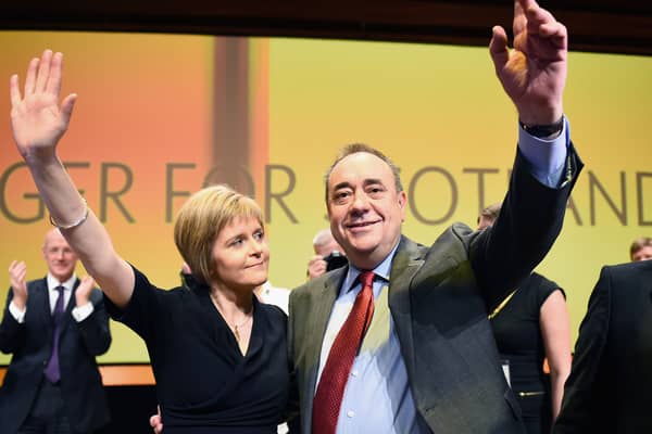 Alex Salmond and Nicola Sturgeon (Picture: Jeff J Mitchell)