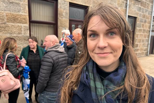 Christina Hendry, niece of Alex Salmond, said the family were "so grateful" for the support they had been shown as the former First Minister returned to Scotland.