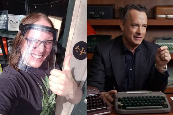 In a letter, actor Tom Hanks said Tee Hodges, owner of Edinburgh bookshop Typewronger, was his hero