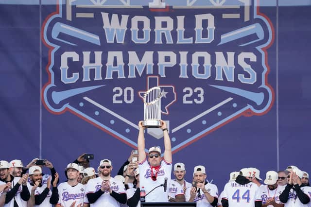 The Texas Rangers won the World Series in 2023, but aren't in contention this year.